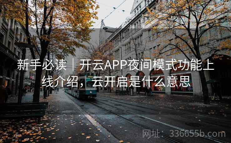 新手必读｜开云APP夜间模式功能上线介绍，云开启是什么意思