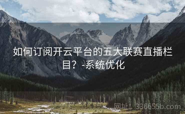 如何订阅开云平台的五大联赛直播栏目？-系统优化