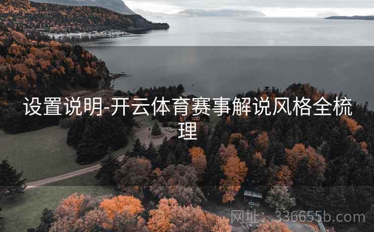 设置说明-开云体育赛事解说风格全梳理