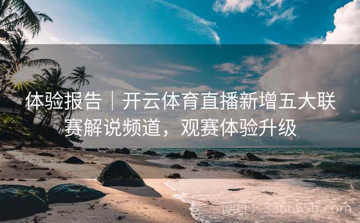 体验报告｜开云体育直播新增五大联赛解说频道，观赛体验升级