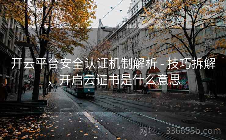 开云平台安全认证机制解析 - 技巧拆解，开启云证书是什么意思