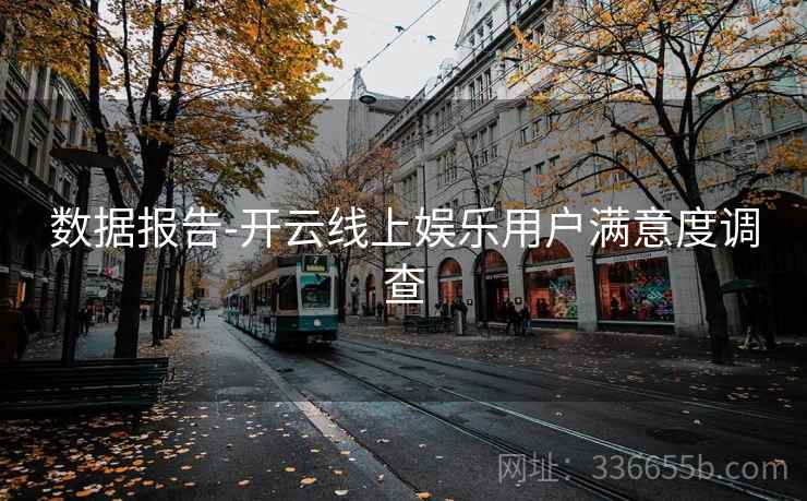 数据报告-开云线上娱乐用户满意度调查